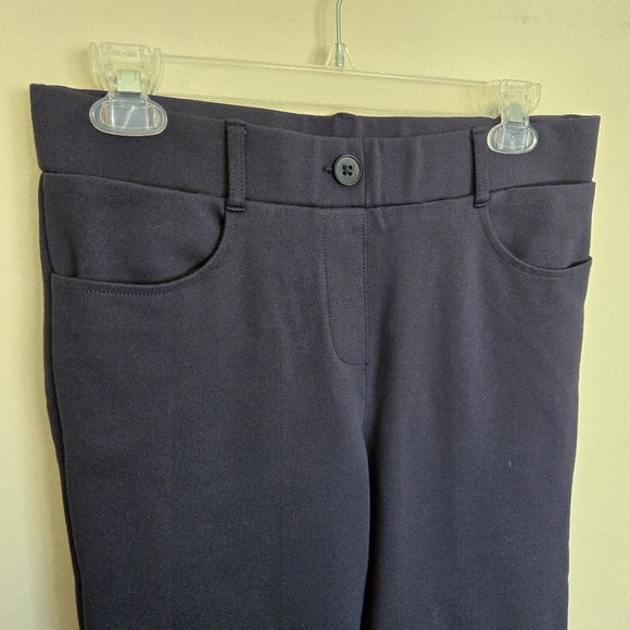 Betabrand Straight Leg Dress Pant Yoga Pants Navy Size Medium - Picture 9 of 9